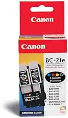 Picture of Canon BC-21e Black + Tri-Color OEM Inkjet Cartridges
