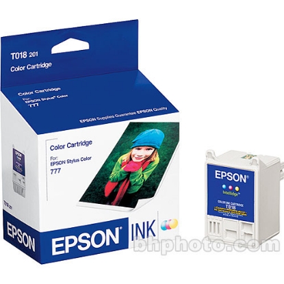 Picture of Epson Stylus Color 777, 777i Color Ink Cartridge 300 Yield, Part Number T018201