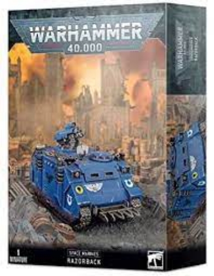 Picture of Games Workshop 99120101227" Space Marine Razorback Game, Black