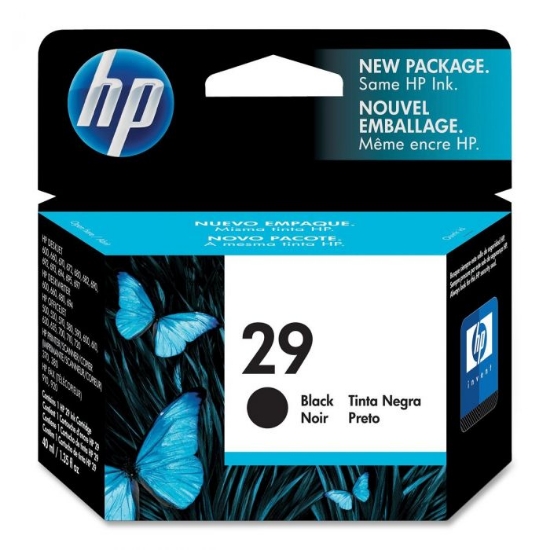 Picture of HEWLETT-PACKARD 51629A HP 29 Black Ink Cartridge