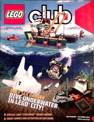 Picture of Lego club magazine September October 2015 deep sea danger