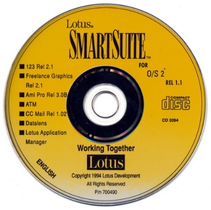 Picture of Lotus SmartSuite for OS/2 Release 1.1 [cd_rom]