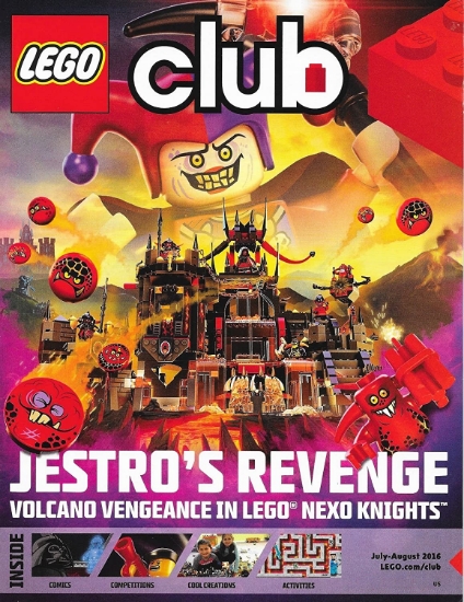 Picture of Lego Club magazine July August 2016