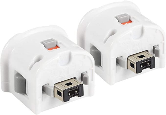 Picture of Replacement for Wii Motion Plus Adapter,Compatible with Wii Remote Controller (White 2 Pieces)