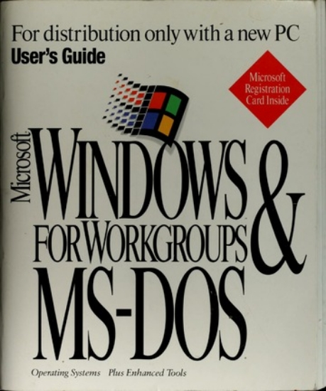 Picture of Microsoft MS-DOS 6.22 Operating System on 3.5" Floppy Disc & User's Guide [dos]