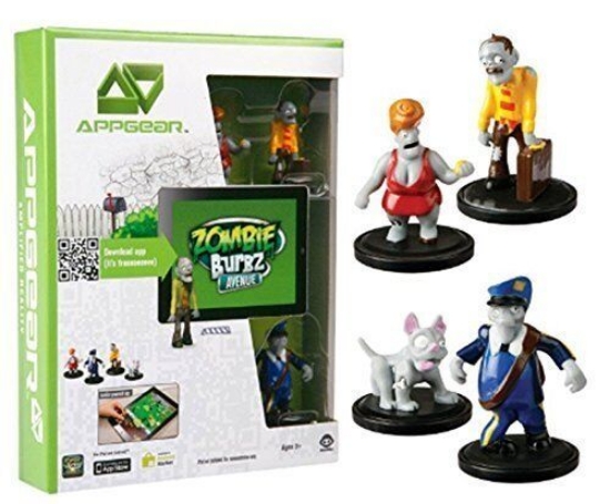 Picture of WowWee W0122 AppGear ZombieBurbz Avenue Edition Mobile Application Game for Apple or Android Devices - Retail Packaging - Grey