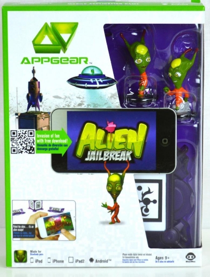 Picture of WowWee W0160 AppGear Alien Jail Break Edition for Apple or Android Devices - Grey Retail Packaging