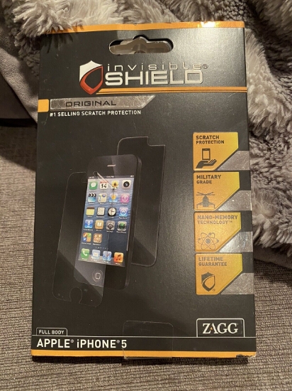 Picture of ZAGG InvisibleShield Original Screen Protector for iPhone 5 / iPhone 5S / iPhone 5SE