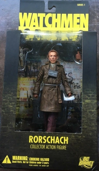 Picture of Watchmen Movie: Rorschach (Unmasked Prisoner) Action Figure Variant