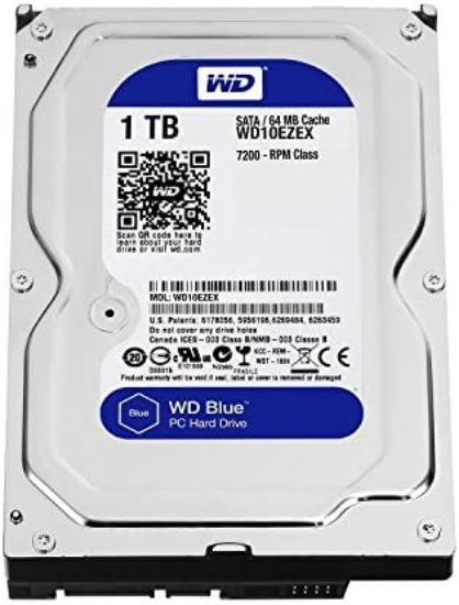 Picture of Western Digital 1TB SATA 3.5 Hard Drive WD10EVVS-63E1B1