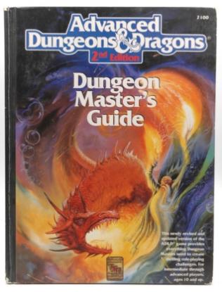 Picture of The Dungeon Master Guide, No. 2100, 2nd Edition (Advanced Dungeons and Dragons)