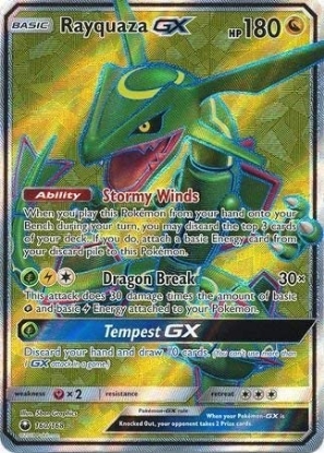 Picture of Pokemon Singles - Rayquaza-GX - Ultra Rare -  Celestial Storm