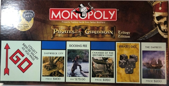 Picture of Pirates Of The Caribbean Trilogy Edition Monopoly