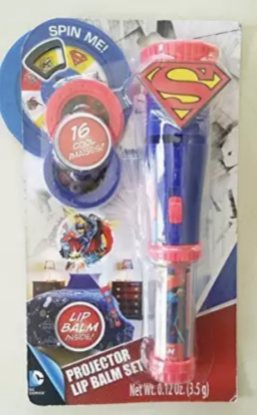 Picture of Superman Projector and Lip Balm Set by DC Comics