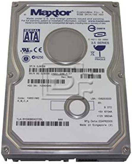 Picture of 6Y080M0 Maxtor DiamondMax Plus 9 Hard Drive 