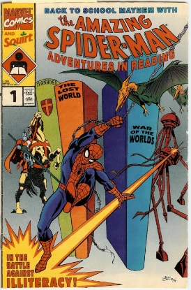 Picture of BACK TO SCHOOL MAYHEM WITH THE AMAZING SPIDER MAN ADVENTURES IN READING