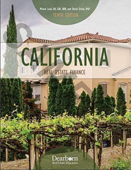 Picture of California Real Estate Finance [Paperback]