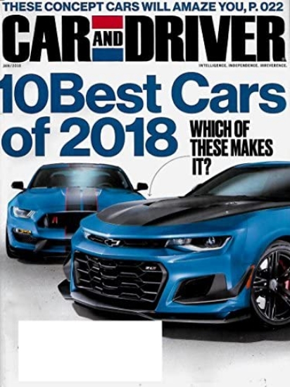 Picture of CAR AND DRIVER MAGAZINE JANUARY 2018