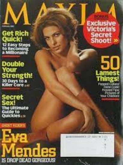 Picture of EVA MENDES MAXIM MAGAZINE FEBRUARY 2007 VICTORIA'S SECRET! [Paperback]