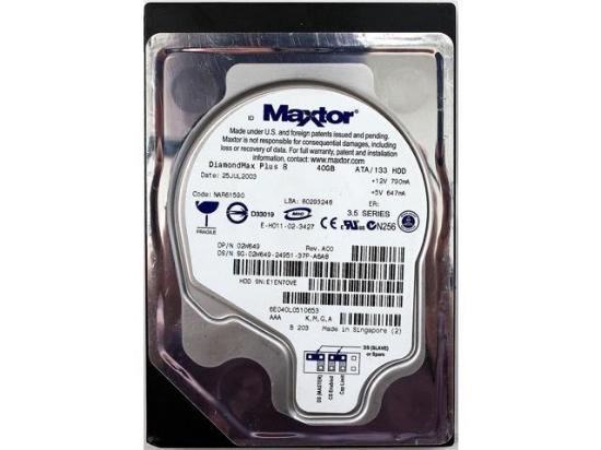 Picture of DiamondMax Plus 8 40GB ATA/133 HDD