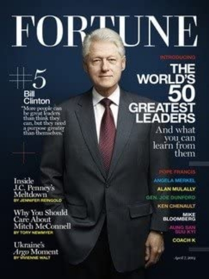 Picture of Fortune Magazine (April 7, 2014) Bill Clinton Cover