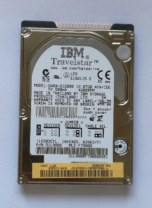 Picture of IBM Dara-212000 - 12 Gb 2.5 Inch 4200 RPM IDE