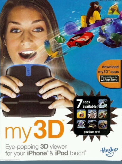 Picture of Hasbro 362180000 my3D Viewer for iPod Touch and iPhone - Black