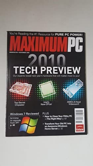 Picture of Maximum PC November 2009 2010 Tech Preview 