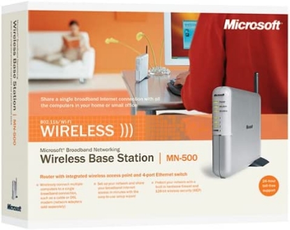 Picture of Microsoft Broadband Networking Wireless Base Station Router MN-500