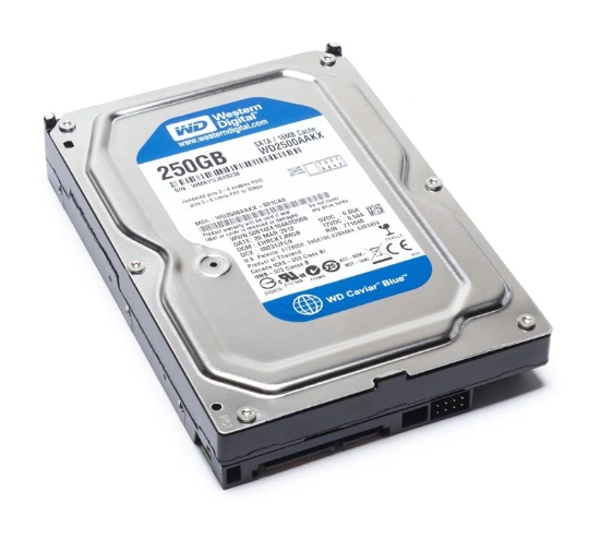 Picture of WESTERN DIGITAL WD2500AAKX Caviar Blue 250GB 7200 RPM SATA 6.0Gb/s 3.5 internal hard drive