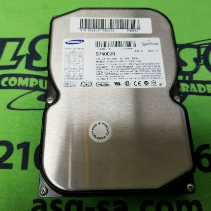 Picture of SAMSUNG SPINPOINT SP4002H 40GB IDE HDD