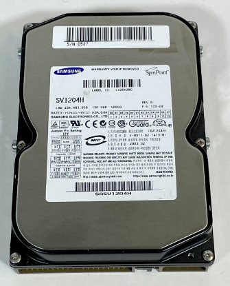 Picture of Samsung SV1204H 5400 RPM 120 GB Hard Drive