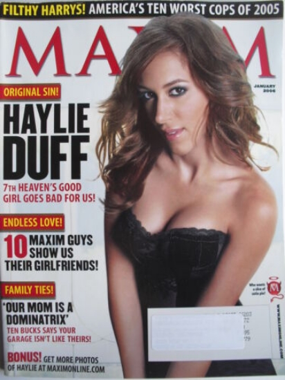 Picture of Maxim, January 2006 Issue