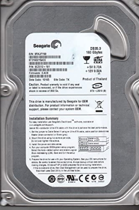 Picture of Seagate ST3160215ACE 160GB EIDE ATA/100 7.2K RPM