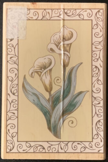 Picture of Rubber Stampede Calla Lilly Stamp