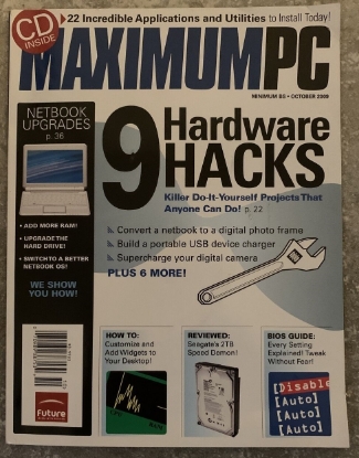 Picture of Maximum PC October 2009 Netbook Upgrades 9 Hardware Hacks