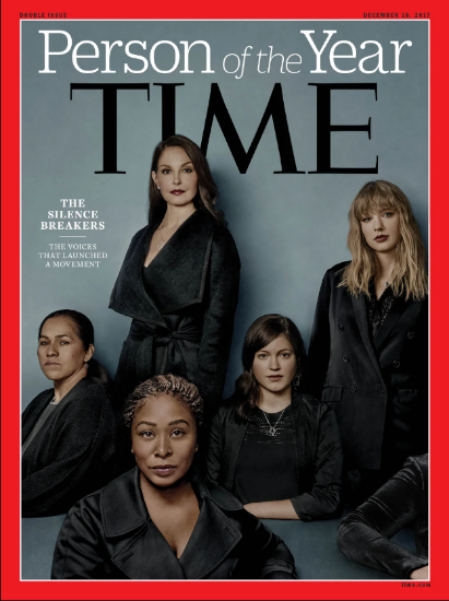 Picture of Time Magazine (December 18, 2017) Person of the Year Issue: The Silence Breakers