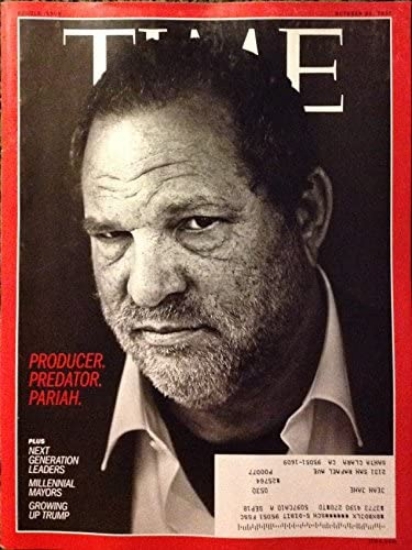 Picture of Time Magazine (October 23, 2017) Harvey Weinstein Cover