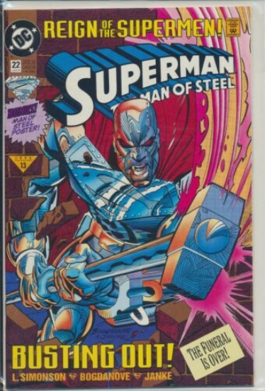 Picture of Superman: The Man of Steel, #22 (Comic Book) 
